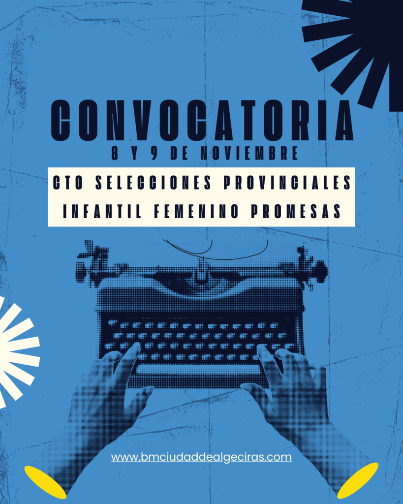 Convocatoria – FABM Cádiz – 8 y 9 Noviembre – Infantil Femenino Promesas