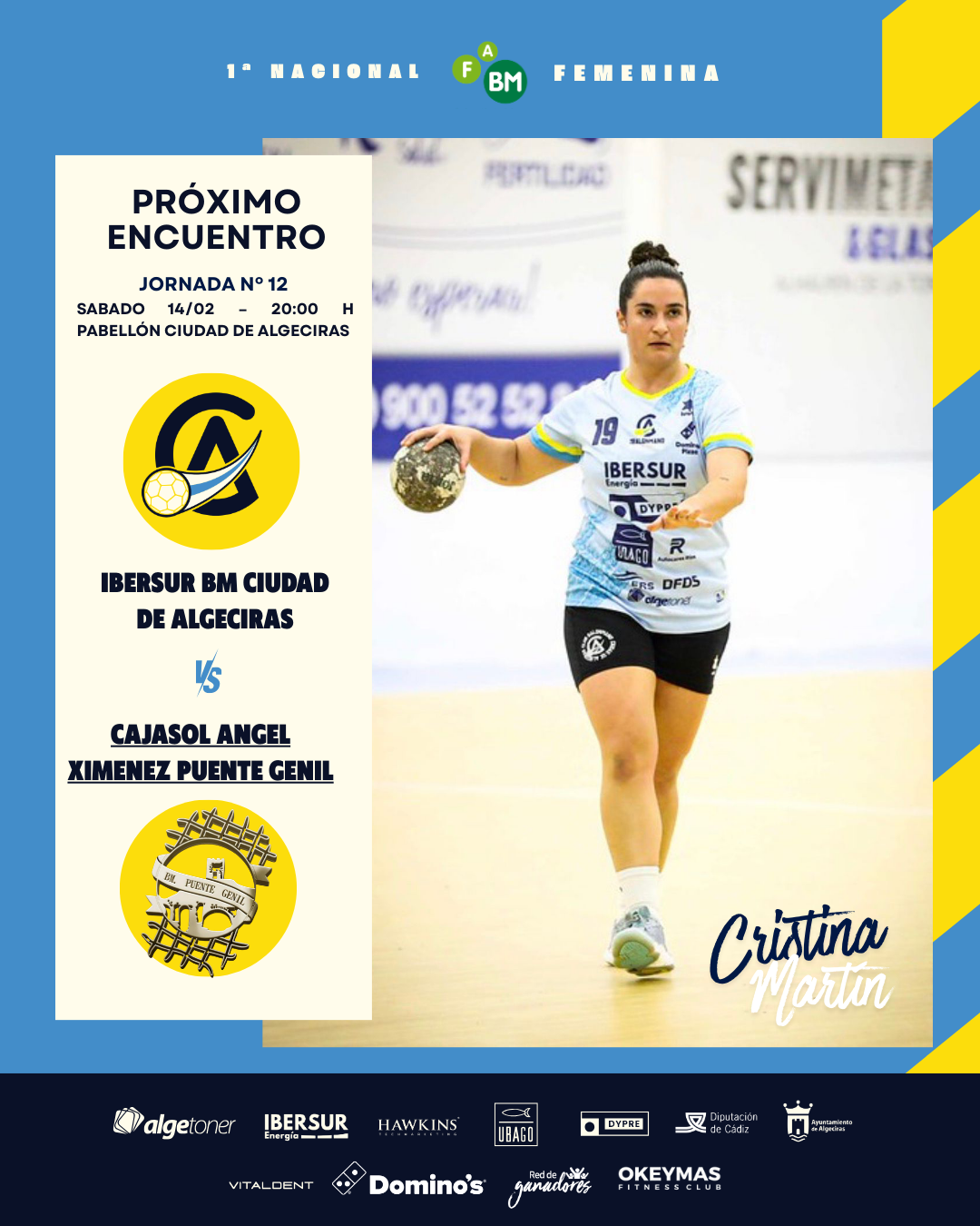 Ibersur BM Ciudad de Algeciras vs Angel Ximenez Puente Genil