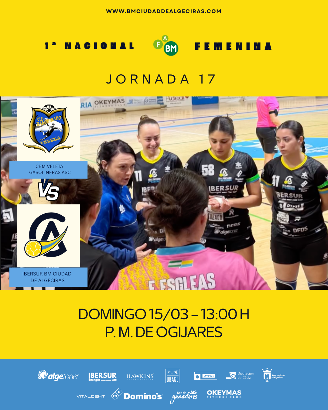 CBM Veleta vs Ibersur BM Ciudad de Algeciras