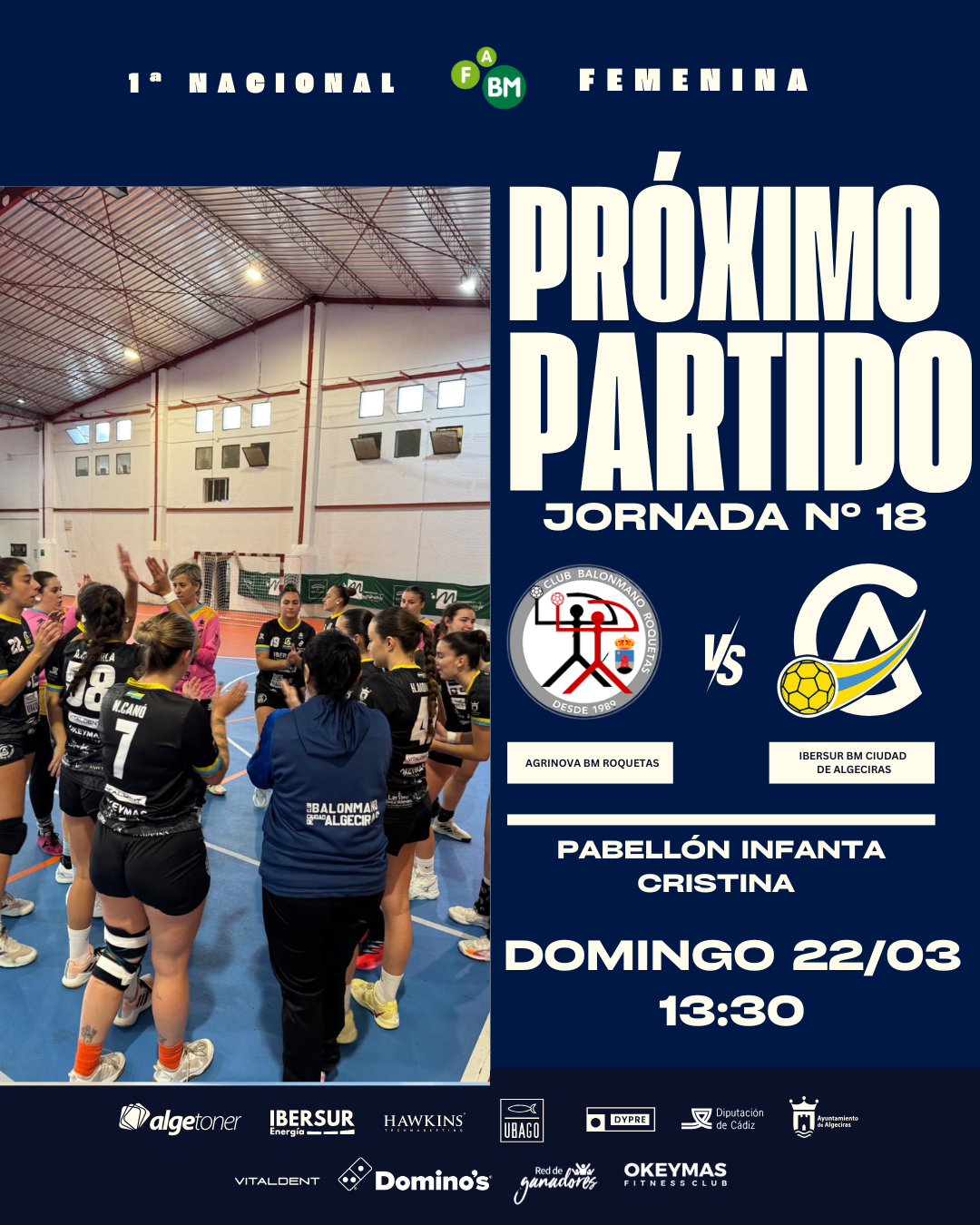 AGRINOVA BM Roquetas vs Ibersur BM Ciudad de Algeciras