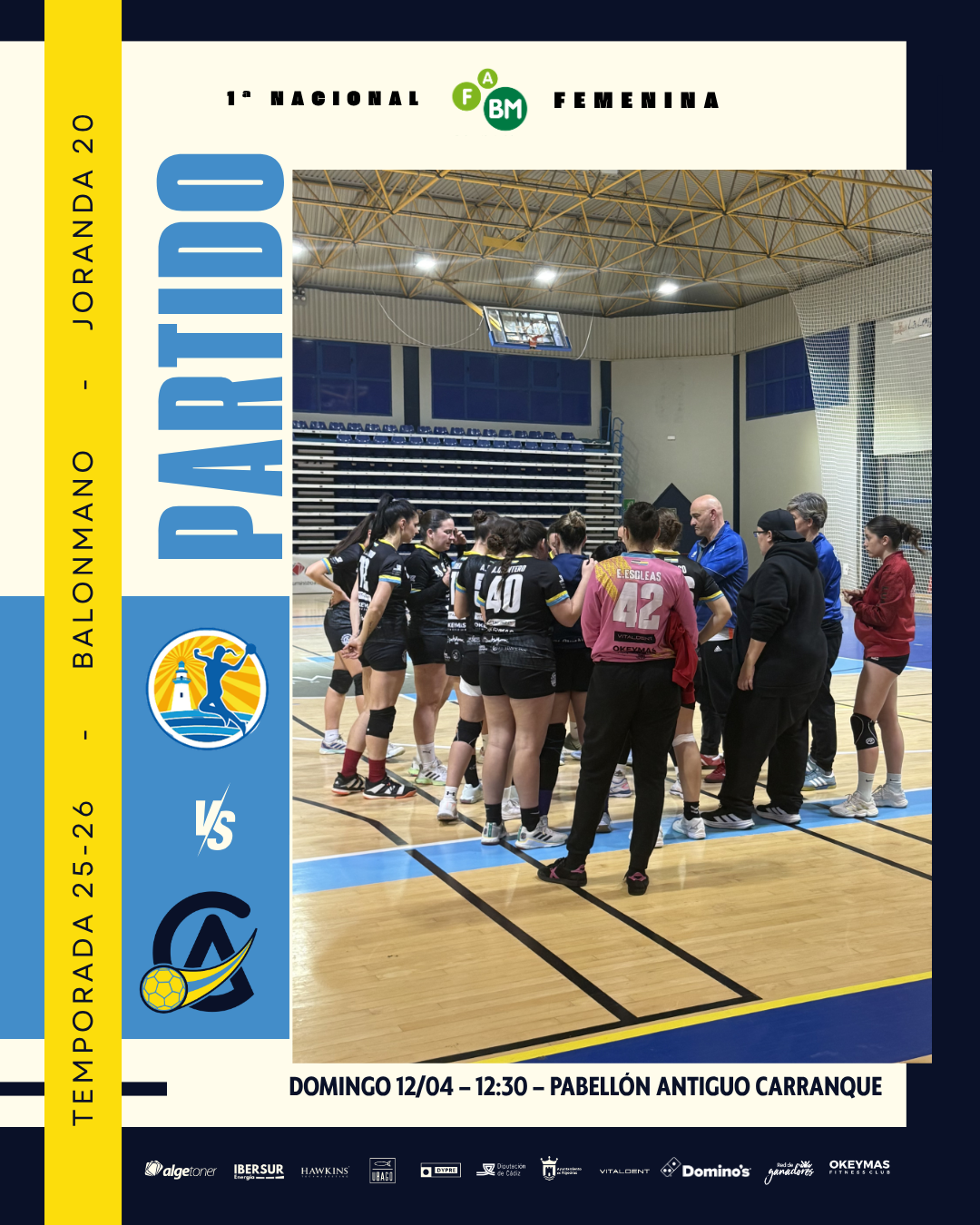 Fundación Unicaja Costa del Sol Málaga vs Ibersur BM Ciudad de Algeciras